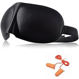 kaas 3D Sleeping Rest Blindfold Eye Shade Eye Mask with Noise Reduction Ear Plugs-picture-36