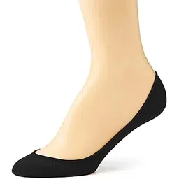 kaas Women Socks,Cotton Lace Antiskid Invisible Liner No Show socks, Peds socks, Low Cut Socks(BLACK)(Pack of 3)-picture-18