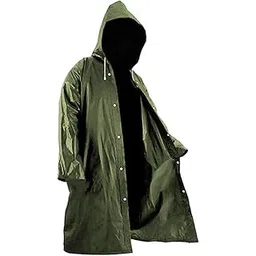 kabello Hooded Waterproof Long Coat/Raincoat For Men And Women-picture-55
