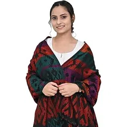 kabello Women Winter Warm Reversible Shawl For Gift Multi Color Pack Of 1-picture-54