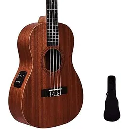 Kadence Baritone Ukelele Series Brown Mahogany wood Baritone Ukulele 30" (Semi Acoustic)-image-11