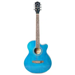 Kadence Frontier 40 Inches Acoustic Guitar Fr 01 With Bag - Blue image 2