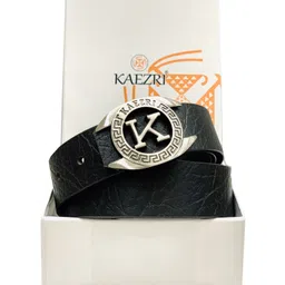 KAEZRI Men Black Leather Formal Belt-picture-24