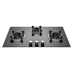KAFF Crista Tempered Glass Top 3 Burner Automatic Hob (Matte Enamelled Pan Support, Black)-picture-28