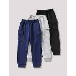 Kaff Kids Unisex Pack of 3 Cargo Joggers-picture-29