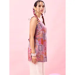 Kaftanize Ethnic Motifs Printed Pure Cotton Kurti-picture-31