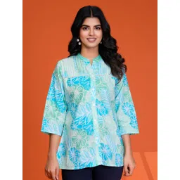 Kaftanize Floral Printed Kurti-image-22