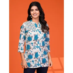 Kaftanize Floral Printed Kurti-image-25