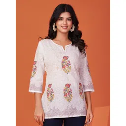 Kaftanize Floral Printed Kurti-image-27