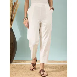 Kahili Art Women Knitted Ethnic Palazzos-image-21