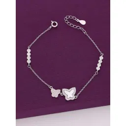 Kai Jewel Sterling Silver Crystal Butterfly Bracelet for Women-picture-17