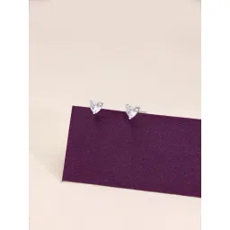 Kai Jewel Sterling Silver Crystal Pair of Hearts Earrings for Women-picture-14