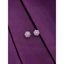 Kai Jewel Sterling Silver Minimalistic Stud Floral Parade Earrings for Women-picture-10