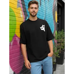 KAIDO Men Printed Drop-Shoulder Sleeves T-shirt-picture-20