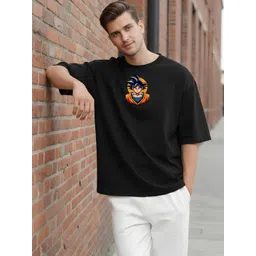 KAIDO Men Printed Drop-Shoulder Sleeves T-shirt-picture-24