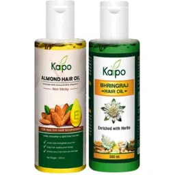 Kaipo Set Of 2 Almond & Bhringraj Hair Oil For Hair Growth - 200 ml Each-picture-20