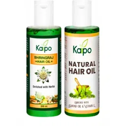 Kaipo Set Of 2 Bhringraj & Natural Hair Oil - 200 ml Each-picture-22