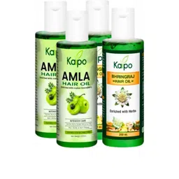 Kaipo Set Of 4 Amla & Bhringraj Hair Oil For Hair Growth - 200 ml Each-picture-17