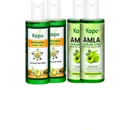 Kaipo Set Of 4 Bhringraj & Amla Hair Oil For Hair Growth - 200 ml Each-picture-23