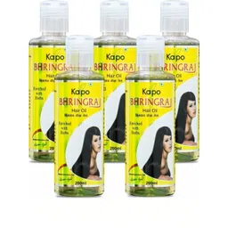 Kaipo Set Of 5 Bhringraj Hair Oil For Nourishing & Moisturizing - 200 ml Each-picture-19