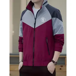 kajar Men Colorblock Sports Jacket-picture-21