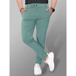 KAJARU Men Mid-Rise Regular Fit Trousers-picture-30