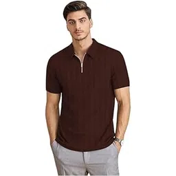 kajaru Men's Solid Regular Fit T-Shirt-picture-22