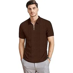 kajaru Men's Solid Regular Fit T-Shirt-picture-15
