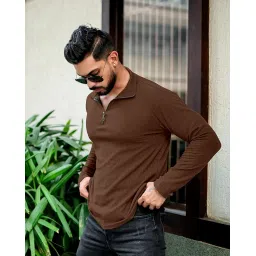 kajaru Men's Solid Classic Fit T-Shirt image 3