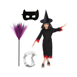 Kaku Fancy dresses Girls Halloween Witch Costume-picture-40