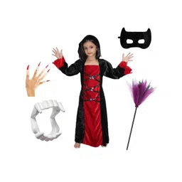 Kaku Fancy dresses Girls Halloween Witch Costume Set-picture-35