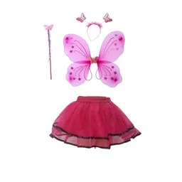 Kaku Fancy dresses Girls Tu-Tu Skirt With Butterfly Wings-picture-14