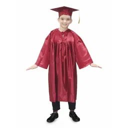 Kaku Fancy dresses Kids Graduation Gown With Hat & Stole Degree Costume-picture-44