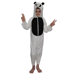 Kaku Fancy dresses Unisex Kids Colourblocked Panda Bear Dress-picture-18