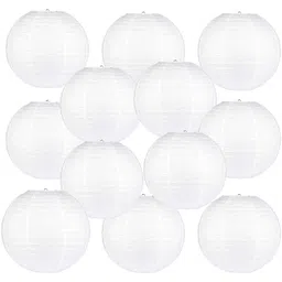 kala decorators White Paper Hanging Lantern-picture-43