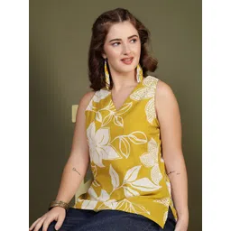 KALAMIR Floral Print Cotton Top-picture-11