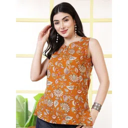 KALAMIR Floral Print Top image 1
