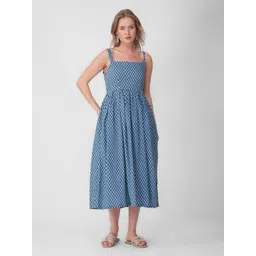 Zenava by Myntra Print Fit & Flare Midi Dress-image-18