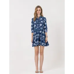 Zenava by Myntra Women Floral Print A-Line Mini Dress-image-25