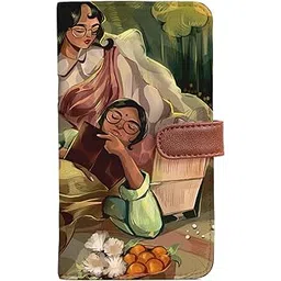 kalankit Ladies Wallet for Women | Vegan Leather Travel Passport Wallet | Bi-Fold Long Purse for Woman, Gift Items for Women, Passport Holder | Whispers of Fall-picture-45