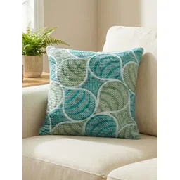 Kaleen India Green Geometric Square Cushion Covers-picture-32