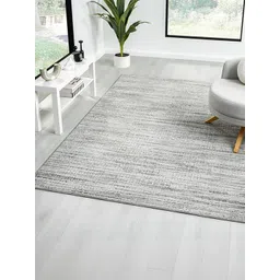 Kaleen India Grey Abstract Anti-Skid Polypropylene Carpet-picture-25