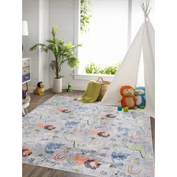 Kaleen India Silver Polyester Carpets-picture-25