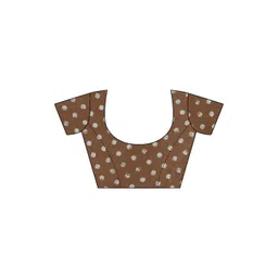 KALINI Batik Poly Chiffon Block Print Saree image 5