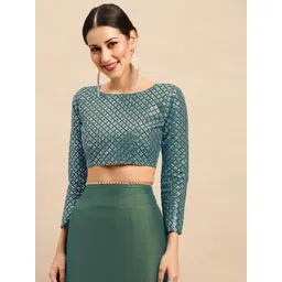 KALINI Beads and Stones Saree image 5