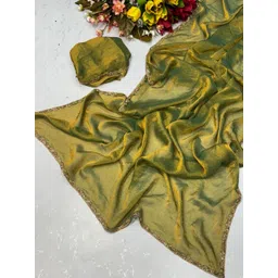 KALINI Beads and Stones Silk Blend Saree image 3