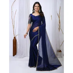 KALINI Embellished Beads and Stones Pure Georgette Saree-picture-37