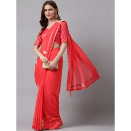 KALINI Embellished Beads and Stones Pure Georgette Saree-picture-26
