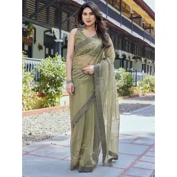 KALINI Embellished Beads and Stones Tissue Saree-picture-34