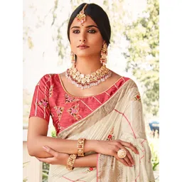 KALINI Embellished Embroidered Saree image 3